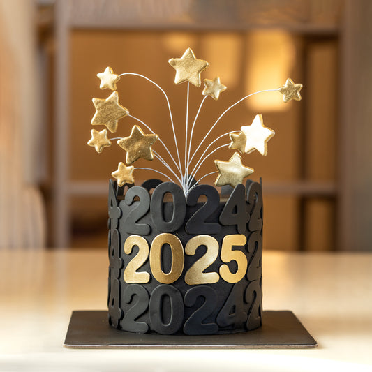 2025 New Year Chocolate Cake