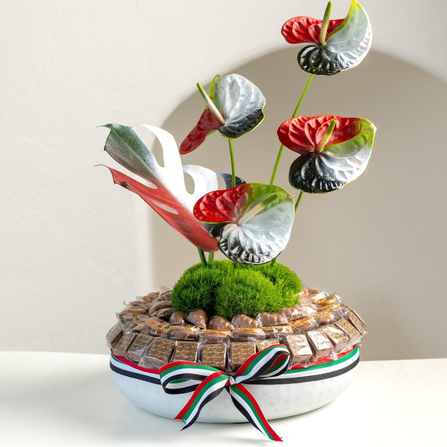  National Day Flower + Chocolate Arrangement