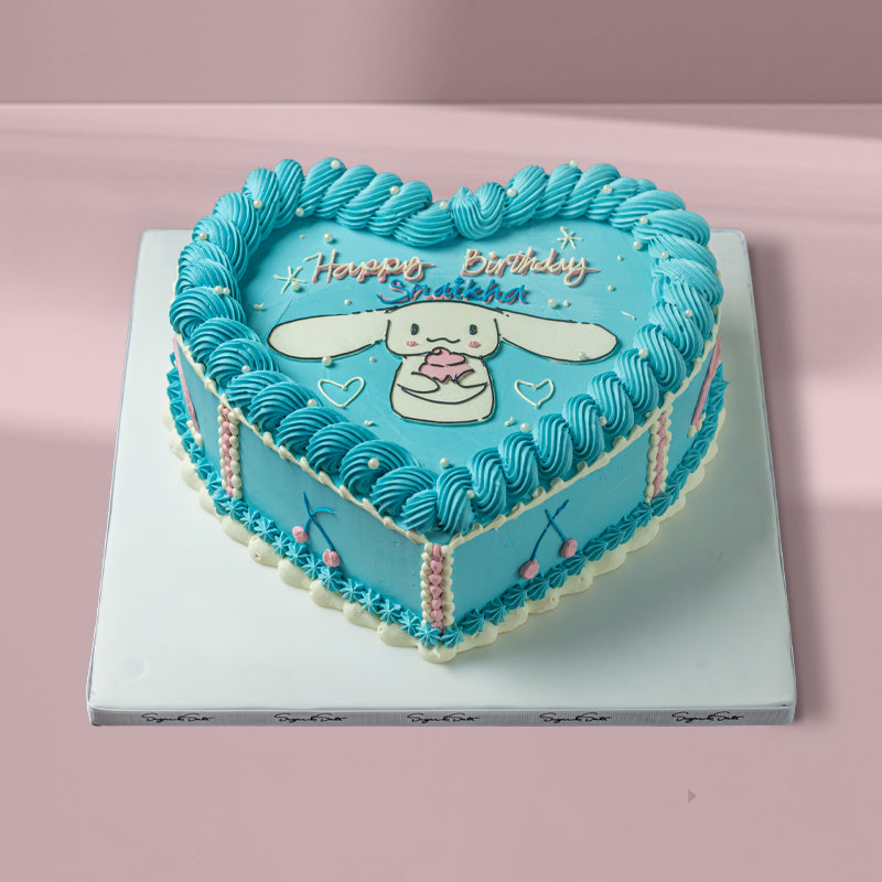 customized birthday cakes heart shape
